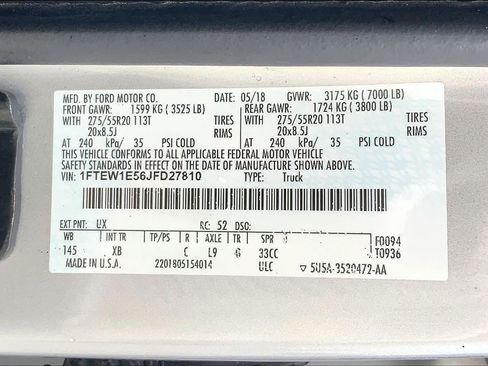 Used 2018 Ford F150 XLT w/ Equipment Group 302A Luxury AWD/4WD image 31