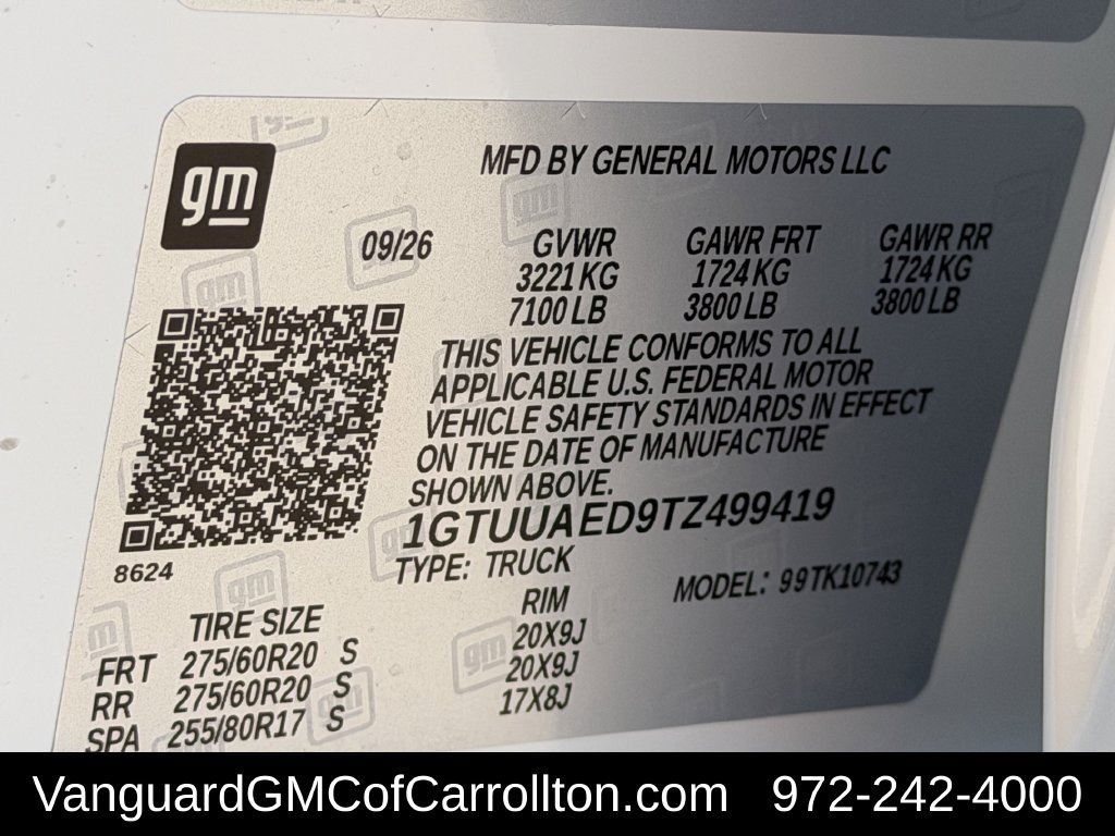 New 2026 GMC Sierra 1500 Pro w/ Graphite Edition AWD/4WD image 24