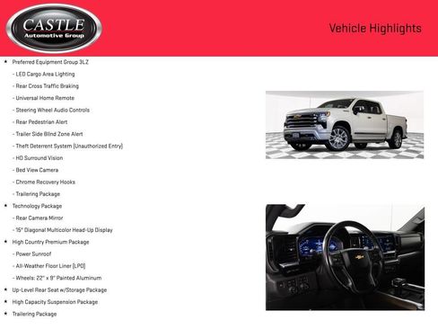 Used 2024 Chevrolet Silverado 1500 High Country w/ High Country Premium Package AWD/4WD image 16
