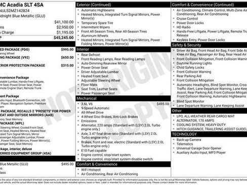 Used 2021 GMC Acadia SLT w/ Preferred Package image 38