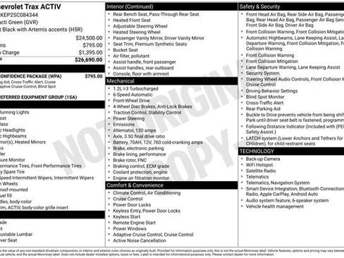 Used 2025 Chevrolet Trax ACTIV w/ Driver Confidence Package FWD image 8