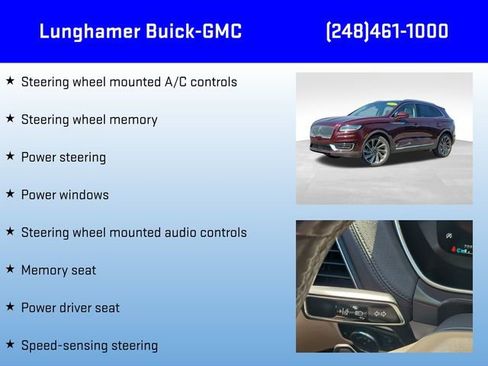 Used 2020 Lincoln Nautilus Reserve w/ Equipment Group 201A FWD image 30