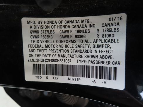 Used 2016 Honda Civic EX image 26