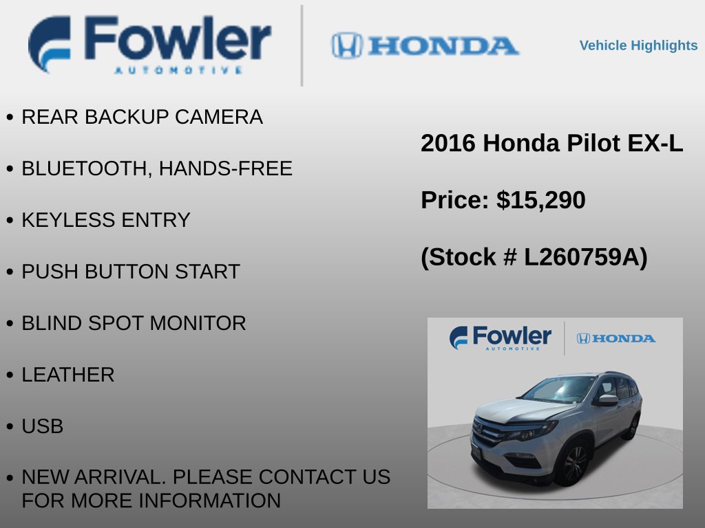 Used 2016 Honda Pilot EX-L image 4