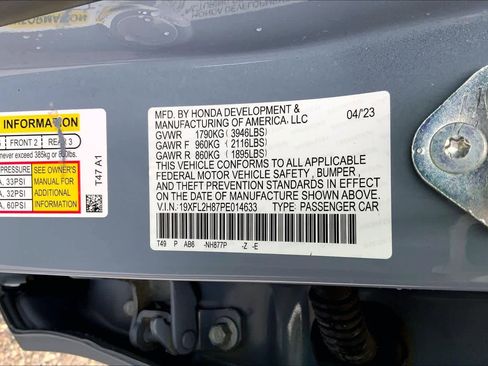 Used 2023 Honda Civic Sport image 34