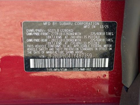 New 2026 Subaru Outback Premium AWD/4WD image 42