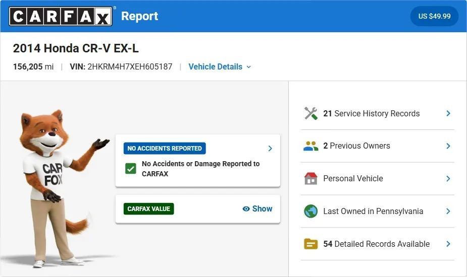 Used 2014 Honda CR-V EX-L image 3