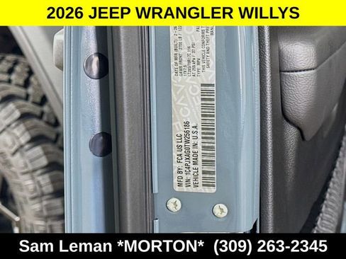 New 2026 Jeep Wrangler Willys image 29