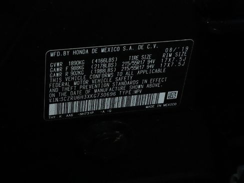 Used 2019 Honda HR-V LX image 20