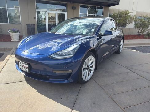 Used 2021 Tesla Model 3 Long Range AWD/4WD image 2