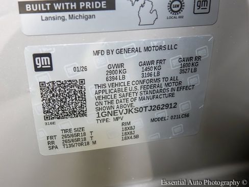 New 2026 Chevrolet Traverse Z71 w/ Enhanced Driving Package image 24