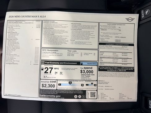 New 2026 MINI Cooper Countryman S AWD/4WD image 19