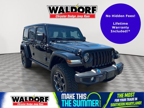 Used 2023 Jeep Wrangler Unlimited Rubicon 4xe w/ Cold Weather Group AWD/4WD image 1