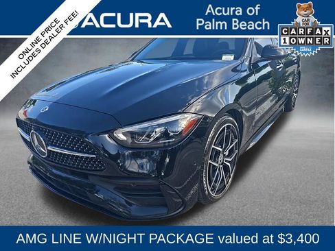 Used 2022 Mercedes-Benz C 300 Sedan w/ AMG Line w/ Night Package image 1