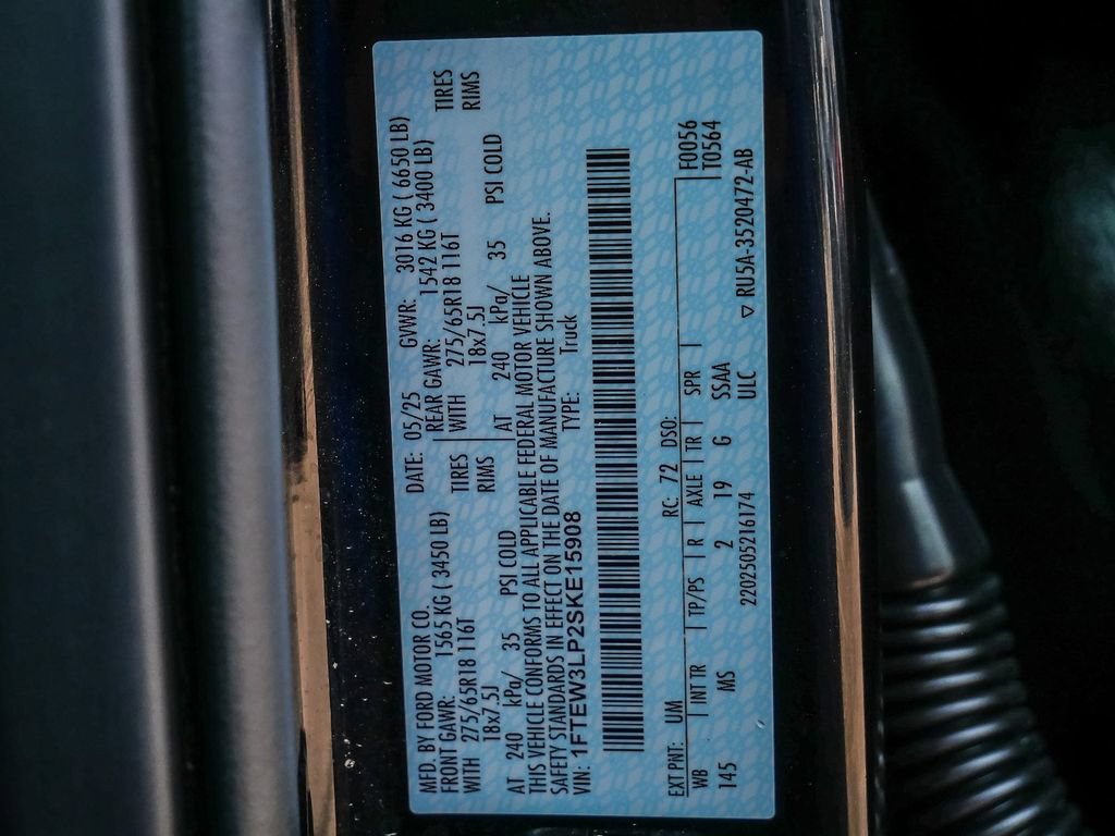 Used 2025 Ford F150 XLT w/ Equipment Group 301A Standard AWD/4WD image 34