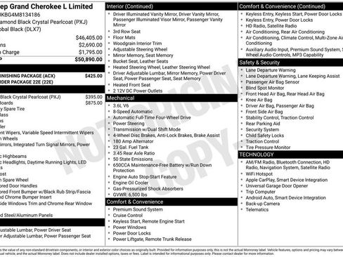 Used 2021 Jeep Grand Cherokee L Limited w/ MOPAR Finishing Package image 17