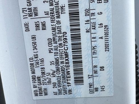 Used 2021 Ford F150 Tremor w/ Trailer Tow Package image 41