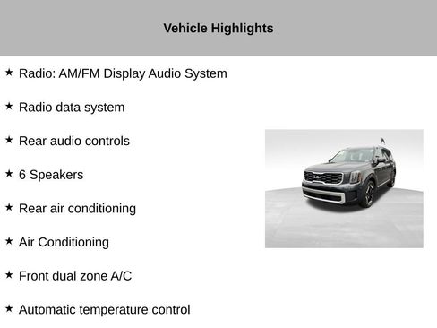 Certified 2024 Kia Telluride S w/ S Sunroof Package AWD/4WD image 28