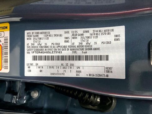 New 2025 Ford Ranger XLT w/ Equipment Group 301A High image 20