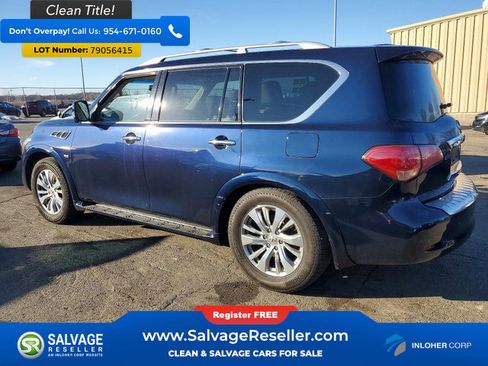 Used 2015 INFINITI QX80 4WD w/ Theater Package image 3