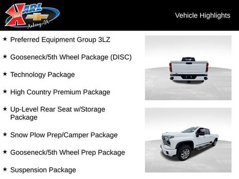 Used 2024 Chevrolet Silverado 3500 High Country w/ High Country Premium Package AWD/4WD image 2