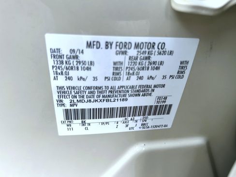 Used 2015 Lincoln MKX AWD w/ Equipment Group 101A image 25