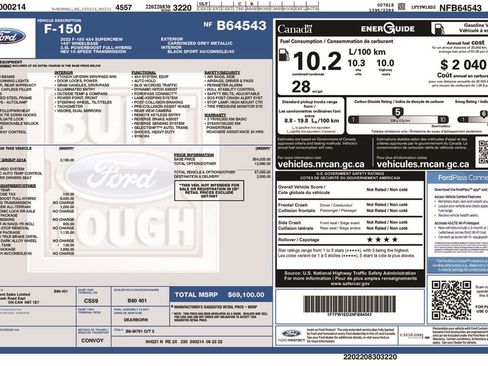 Certified 2022 Ford F150 XLT w/ Equipment Group 301A Mid image 5