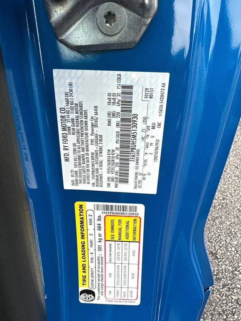 Certified 2021 Ford Mustang Premium RWD image 14