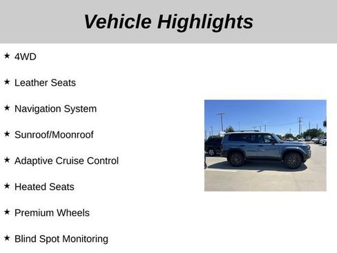 Used 2025 Toyota Land Cruiser w/ Premium Package AWD/4WD image 5