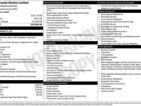 New 2026 Hyundai Elantra Limited FWD image 20