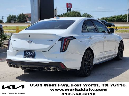 Used 2022 Cadillac CT4 V w/ Navigation Package RWD image 4