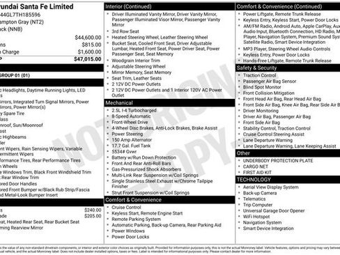 New 2026 Hyundai Santa Fe Limited FWD image 35