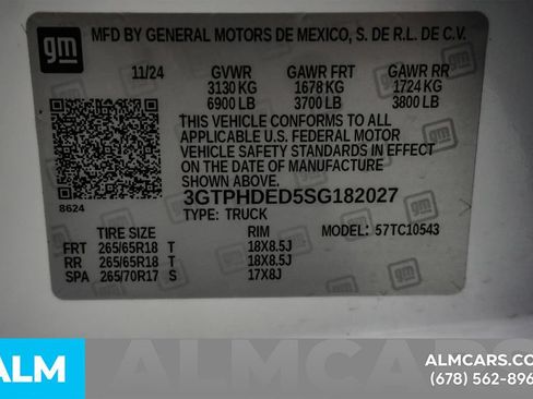 Used 2025 GMC Sierra 1500 SLT RWD image 60