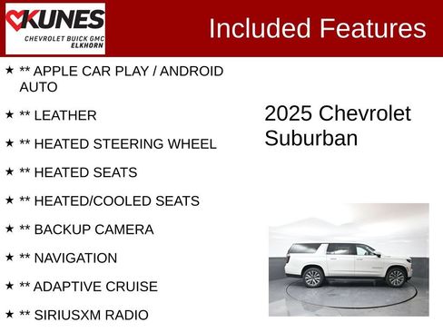 Used 2025 Chevrolet Suburban High Country AWD/4WD image 2