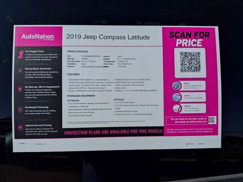 Used 2019 Jeep Compass Latitude w/ Cold Weather Group AWD/4WD image 23