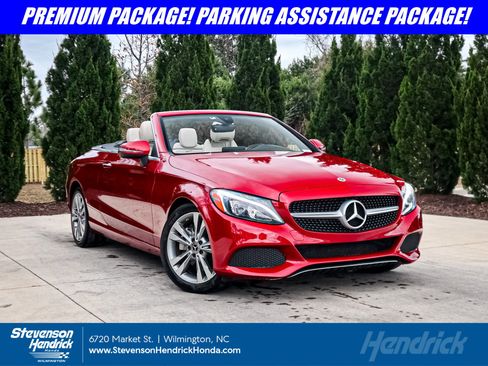 Used 2018 Mercedes-Benz C 300 4MATIC Cabriolet w/ Parking Assist Package image 1