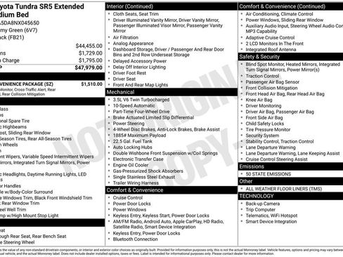 Used 2022 Toyota Tundra SR5 w/ SR5 Convenience Package image 10