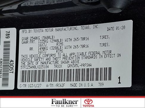 Used 2020 Toyota Tacoma TRD Off-Road w/ TRD Premium Off Road Package AWD/4WD image 26