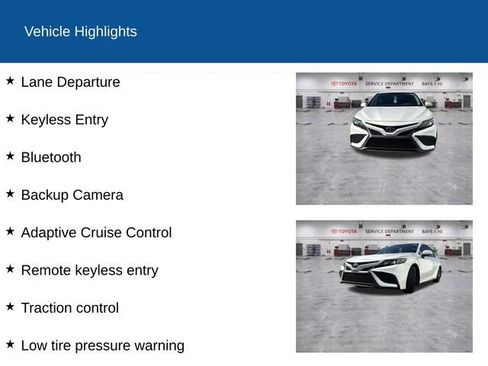 Used 2021 Toyota Camry SE w/ Blackout Package (TMS) FWD image 2