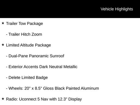 New 2026 Jeep Grand Cherokee L Limited w/ Limited Altitude Package AWD/4WD image 16