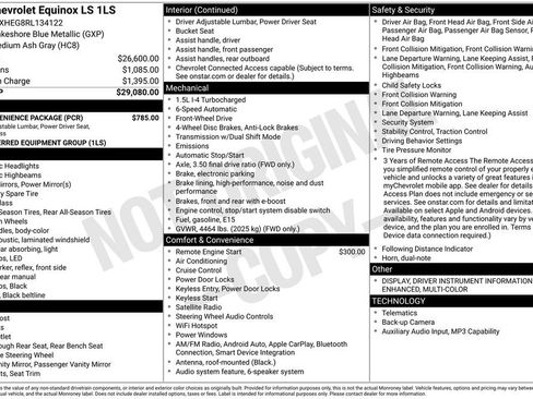 Certified 2024 Chevrolet Equinox LS w/ LS Convenience Package FWD image 42