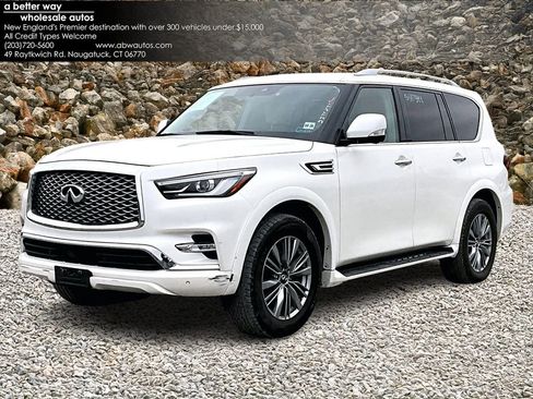 Used 2021 INFINITI QX80 Luxe w/ Cargo Package image 1