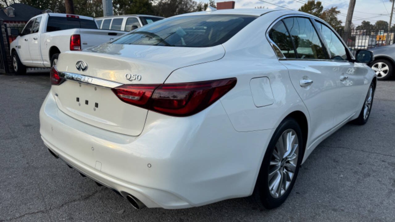 Used 2021 INFINITI Q50 Luxe w/ Cargo Package AWD/4WD image 8
