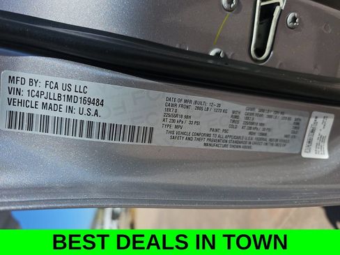 Used 2021 Jeep Cherokee Latitude Plus FWD image 40