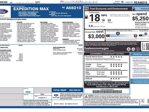 Certified 2024 Ford Expedition Max King Ranch AWD/4WD image 5