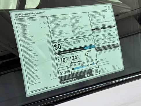 New 2026 BMW 750e xDrive w/ Premium Package AWD/4WD image 29