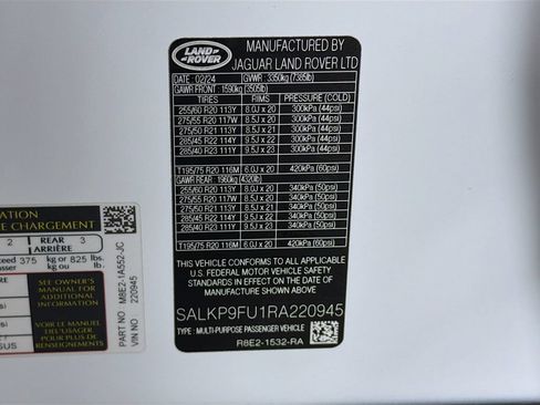 Used 2024 Land Rover Range Rover SE AWD/4WD image 34