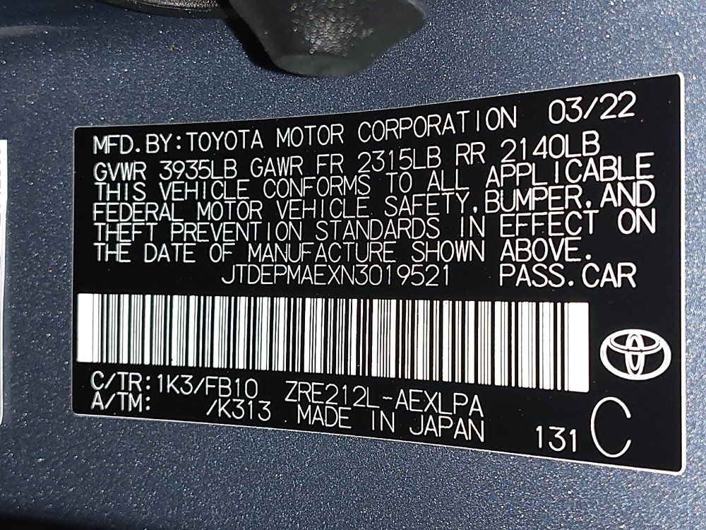Used 2022 Toyota Corolla LE FWD image 33