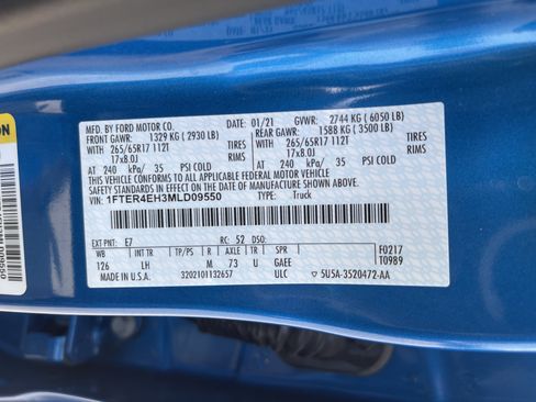 Used 2021 Ford Ranger XLT w/ Equipment Group 301A Mid RWD image 5