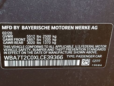 Used 2020 BMW 740i RWD image 33